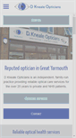 Mobile Screenshot of dkneale-opticians.co.uk